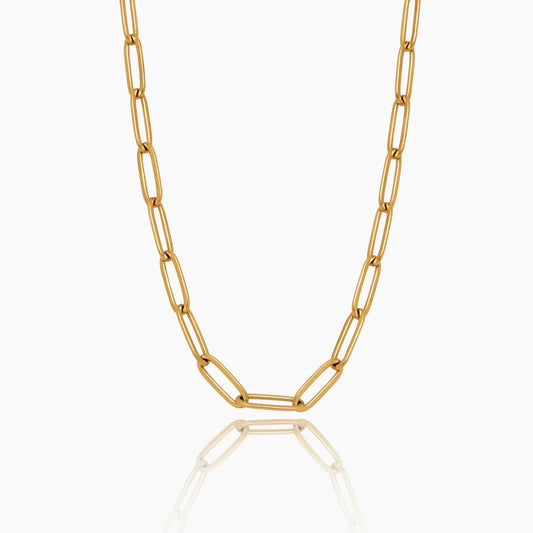 Colar de Corrente Paperclip