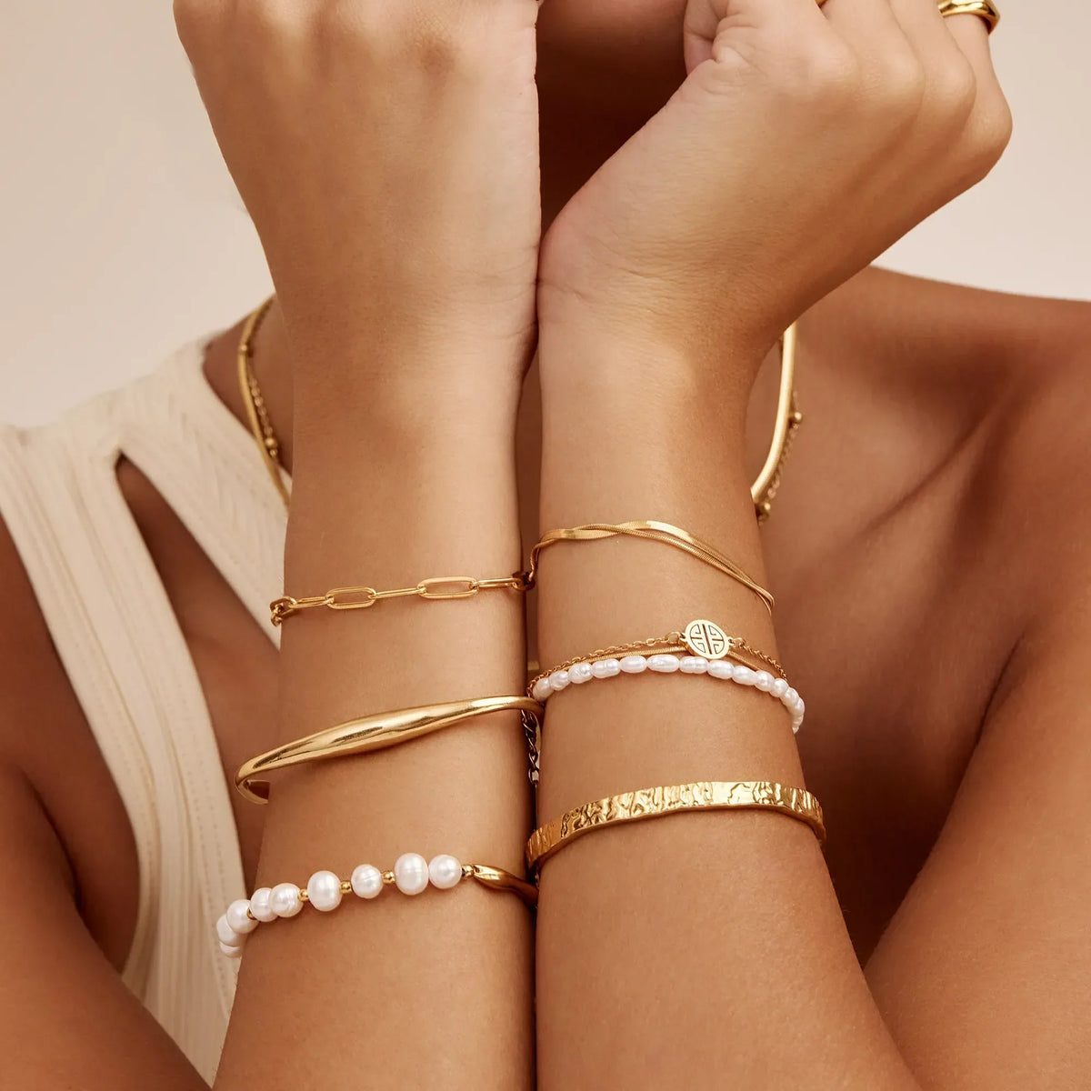 Pulseira de Pérolas de Água Doce Isla
