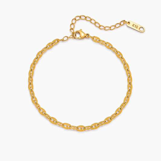 Pulseira de Corrente com Elos Sequin Bold