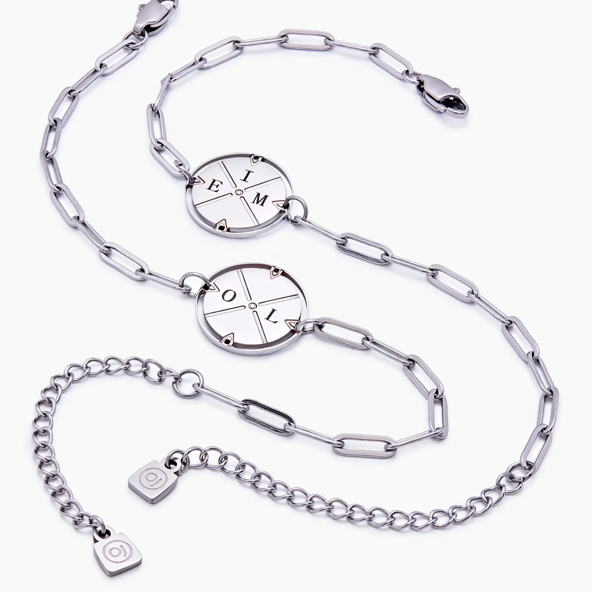 Pulseira de Bússola Gravada