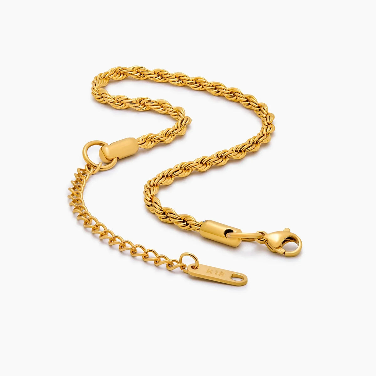 Pulseira de Corrente Trançada